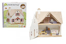 poppenhuis konijn met meubels 25-delig