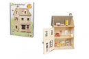 poppenhuis villa met meubels 16-delig