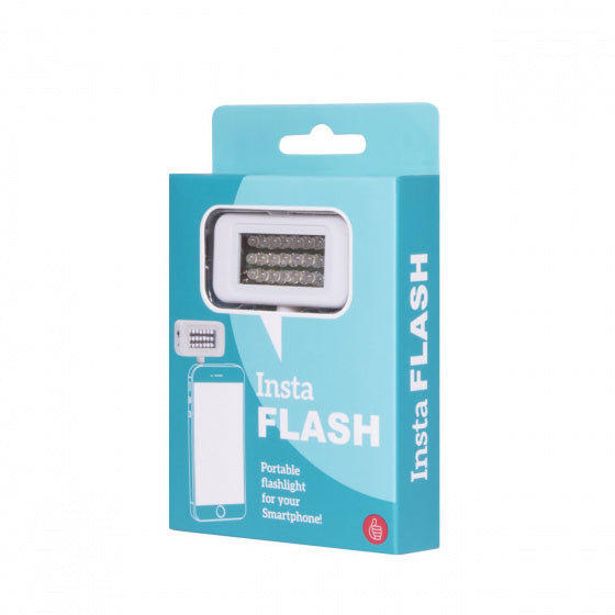 flitser smartphone InstaFlash 4,5 x 4,5 cm wit