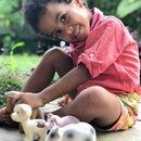 bijt- en badspeeltje met rammelaar schaap junior 12 cm