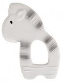 bijtring zebra wit/grijs 11,5 cm