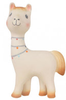 rammelaar lama 18 cm junior rubber beige
