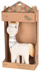 rammelaar lama 18 cm junior rubber beige