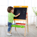 tekenbord junior 55 x 50,5 x 118 cm hout bruin