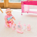 Snuggles babypop badtijd Suzy 30 cm 7-delig roze