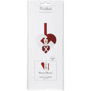 bouwset gevlochten harten notenkraker rood/wit 8 stuks