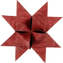 papieren XL vlechtstroken 100 cm rood/wit 40 stuks