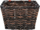 Gevlochten rieten fietsmand Volare S 30 x 25 x 20.5cm  - zwart