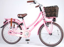 Gevlochten rieten fietsmand Volare S 30 x 25 x 20.5cm  - zwart