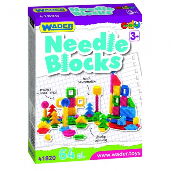 bouwblokken Needle Blocks 64-delig