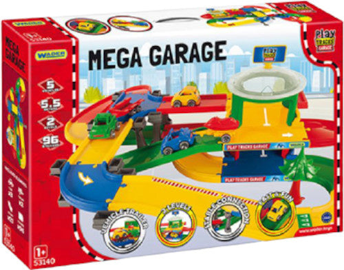 bouwpakket Play Tracks Garage junior 122-delig