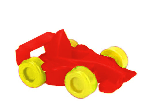 raceauto junior 8 cm rood