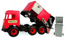 speelgoed Vuilniswagen rood 43 cm