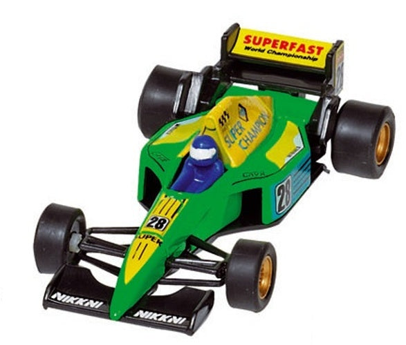 Metalen Auto: Formule 1 Racer Groen 10,7 cm
