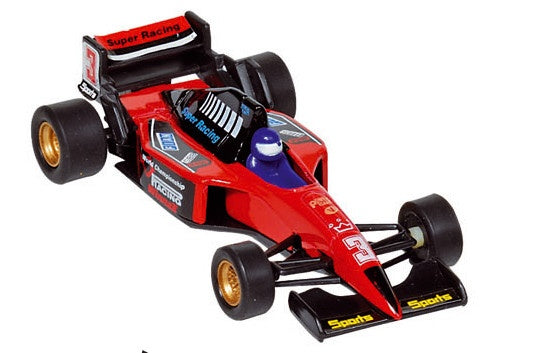 Metalen Auto: Formule 1 Racer Rood 10,7 cm