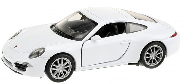 Porsche sportwagen wit 11 cm