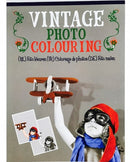 kleurboek Vintage junior papier grijs