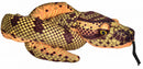 knuffel anaconda junior 137 cm pluche groen/bruin