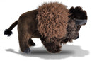 knuffel bison junior 30 cm pluche zwart/bruin