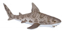knuffel luipaardhaai junior 50 cm pluche grijs