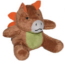 knuffel NHM Stegosaurus 8 cm pluche bruin