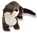 knuffel otter junior 38 cm pluche bruin/beige