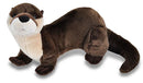 knuffel otter junior 38 cm pluche bruin/beige