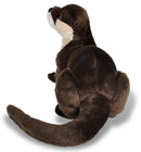 knuffel otter junior 38 cm pluche bruin/beige