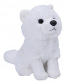 knuffel poolvos junior 13 cm pluche wit