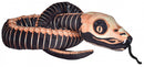 knuffel Skeleton slang 137 cm pluche zwart
