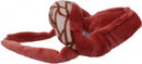 knuffel T-Rex hoofdband 17 cm pluche oranje