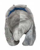 knuffel Triceratops 25 cm pluche grijs/blauw