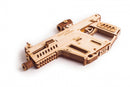modelbouw Aanvalsgeweer hout 33,4 cm blank 158-delig