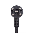 Aansluitk Perilex 150 cm 5x2.5 mm Zwart