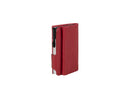 Juscha JU-962103 Pasjeshouder Clicksafe RFID Kunstleer RO/ZI 8 Pasjes Met Opbergvak Voor Muntgeld