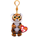 Ty Beanie Babies Bellies Clip Clawdia Tiger, 10cm