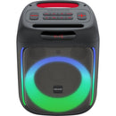 Kenwood AS-P200BT Portable Soundsystem + Licht Zwart/Rood