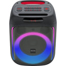 Kenwood AS-P200BT Portable Soundsystem + Licht Zwart/Rood