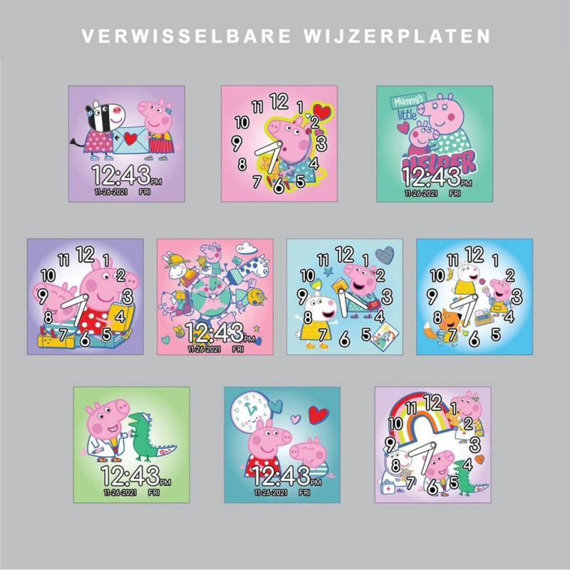 Accutime Peppa Pig Interactief Horloge Roze