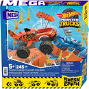 Mega Bloks Hot Wheels Monster Trucks Tiger Shark Chomp Course