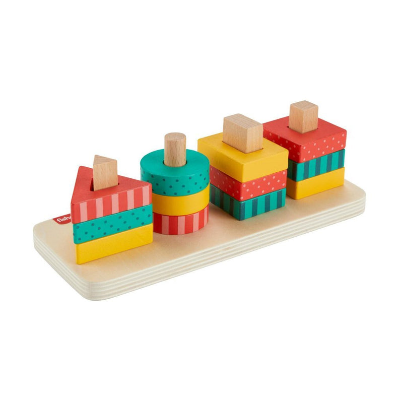 Fisher Price Houten Vormen Stapelen