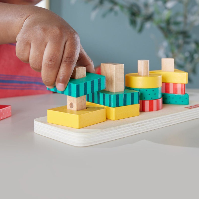 Fisher Price Houten Vormen Stapelen