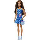 Barbie Fashionista Pop met Insulinepomp - Blue Polka Dot