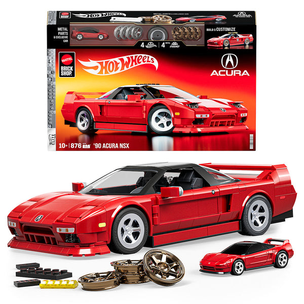 Mattel Brick Shop Hot Wheels  AND apos;90 Acura NSX