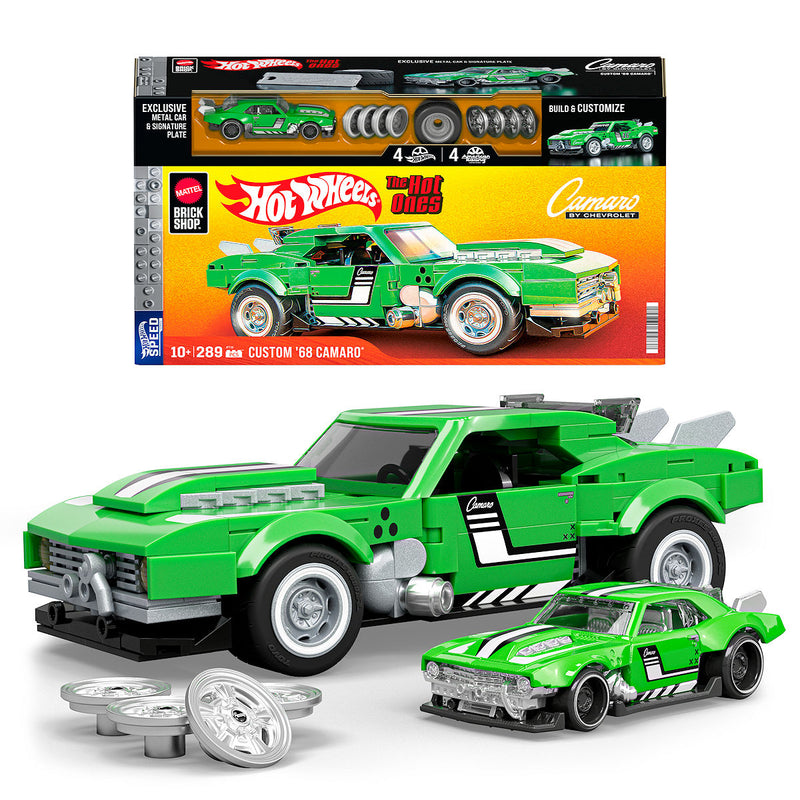Mattel Brick Shop Hot Wheels Custom  AND apos;68 Camaro