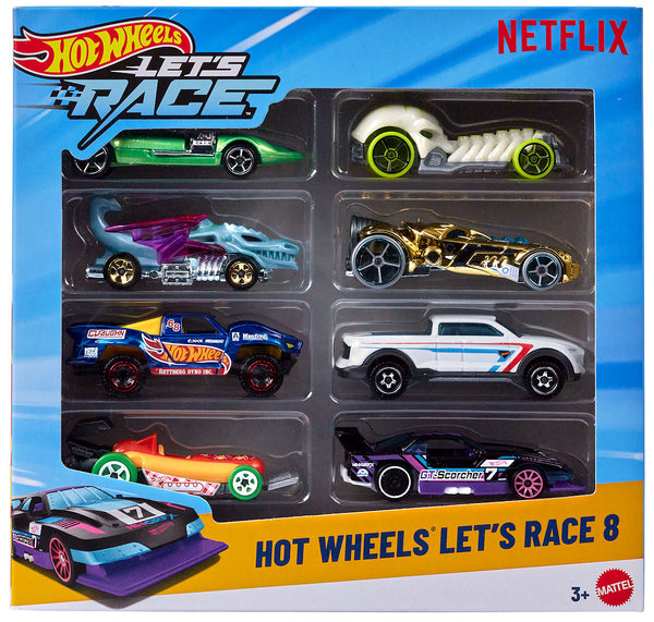Hot Wheels Let AND apos;s Race 8-Pack