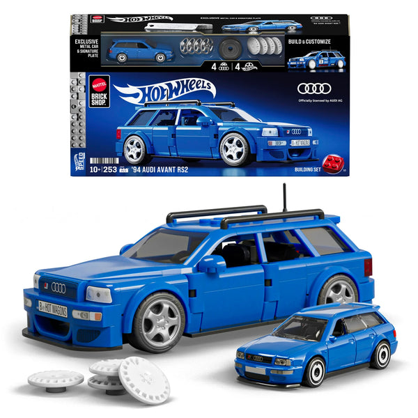 Mattel Brick Shop Hot Wheels  AND apos;94 Audi Avant RS2