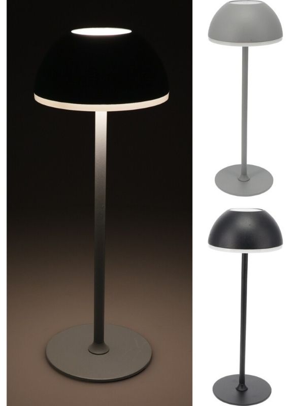 Touchamp Grijs - Dimbaar - USB