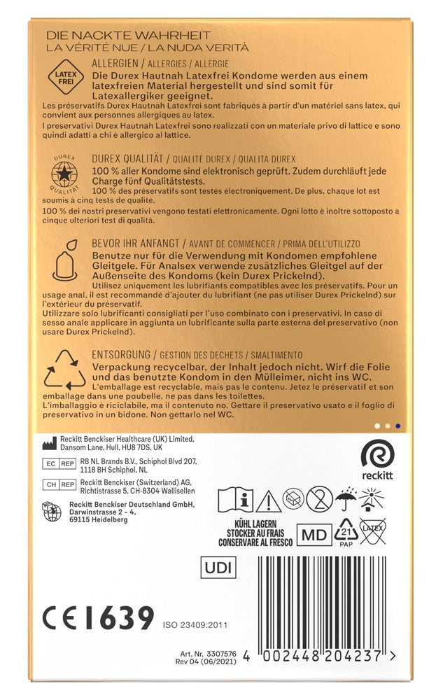 Durex Hautnah Latex-free x 16