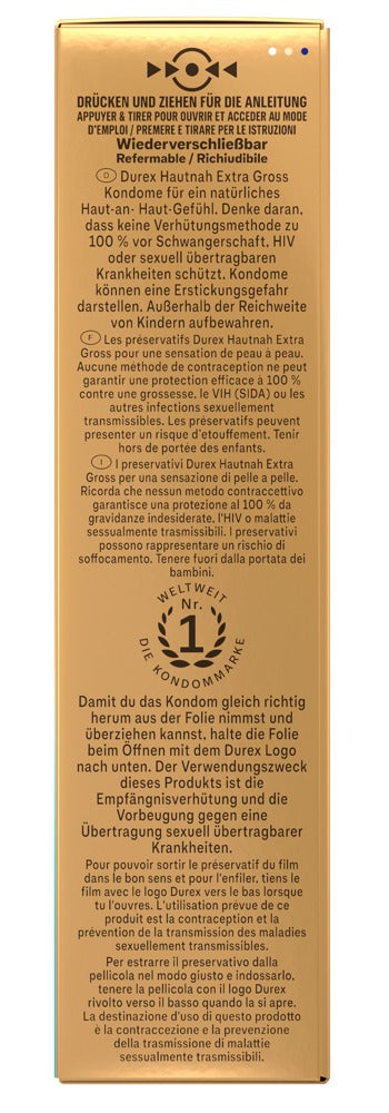 Durex Hautnah Extra Groß x 10